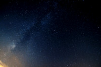 Perseid Meteor Shower with Milky Way