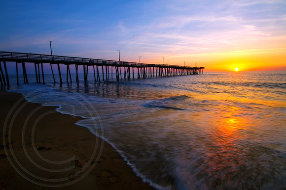 Virginia Beach Pier at Sunrise